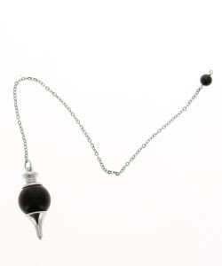 Pendule sphère Obsidienne Noire, 1 pièce
